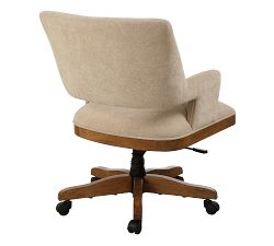 Barros Upholstered Swivel Desk Chair