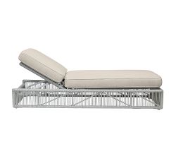 Milo Rope Outdoor Single Chaise Lounge