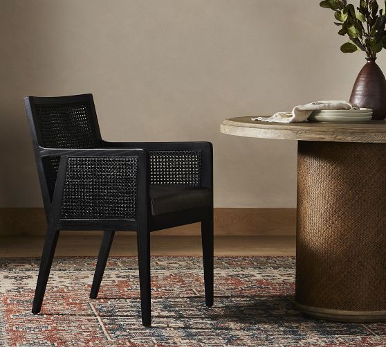Lisbon Cane Dining Armless Chair - Thumbnail 5