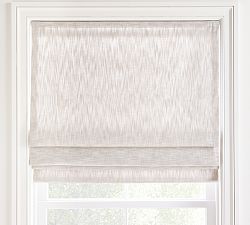 Open Box: Seaton Textured Cotton Cordless Roman Light Filtering Shade, 21" W x 58" L - Oatmeal