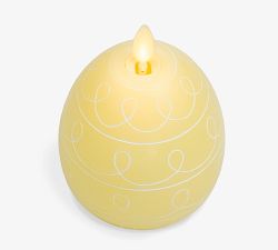 Premium Flickering Flameless Easter Egg Candle
