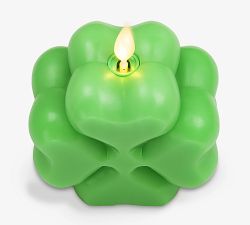 Premium Flickering Flameless Wax St. Patrick's Day Candle