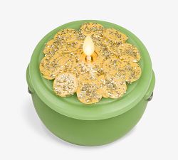 Premium Flickering Flameless Wax St. Patrick's Day Candle