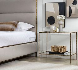 Kassidy Metal Nightstand (30")