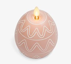 Premium Flickering Flameless Easter Egg Candle