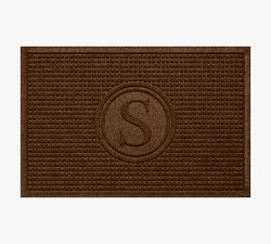 WaterHog Squares Monogram Doormat