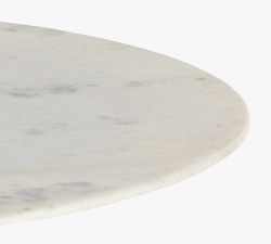 Christie Round Marble Pedestal Dining Table