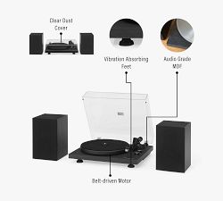 Crosley C62 Turntable Shelf System