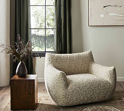 Hawthorn Upholstered Swivel Armchair