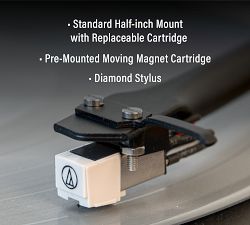 Crosley C62 Turntable Shelf System