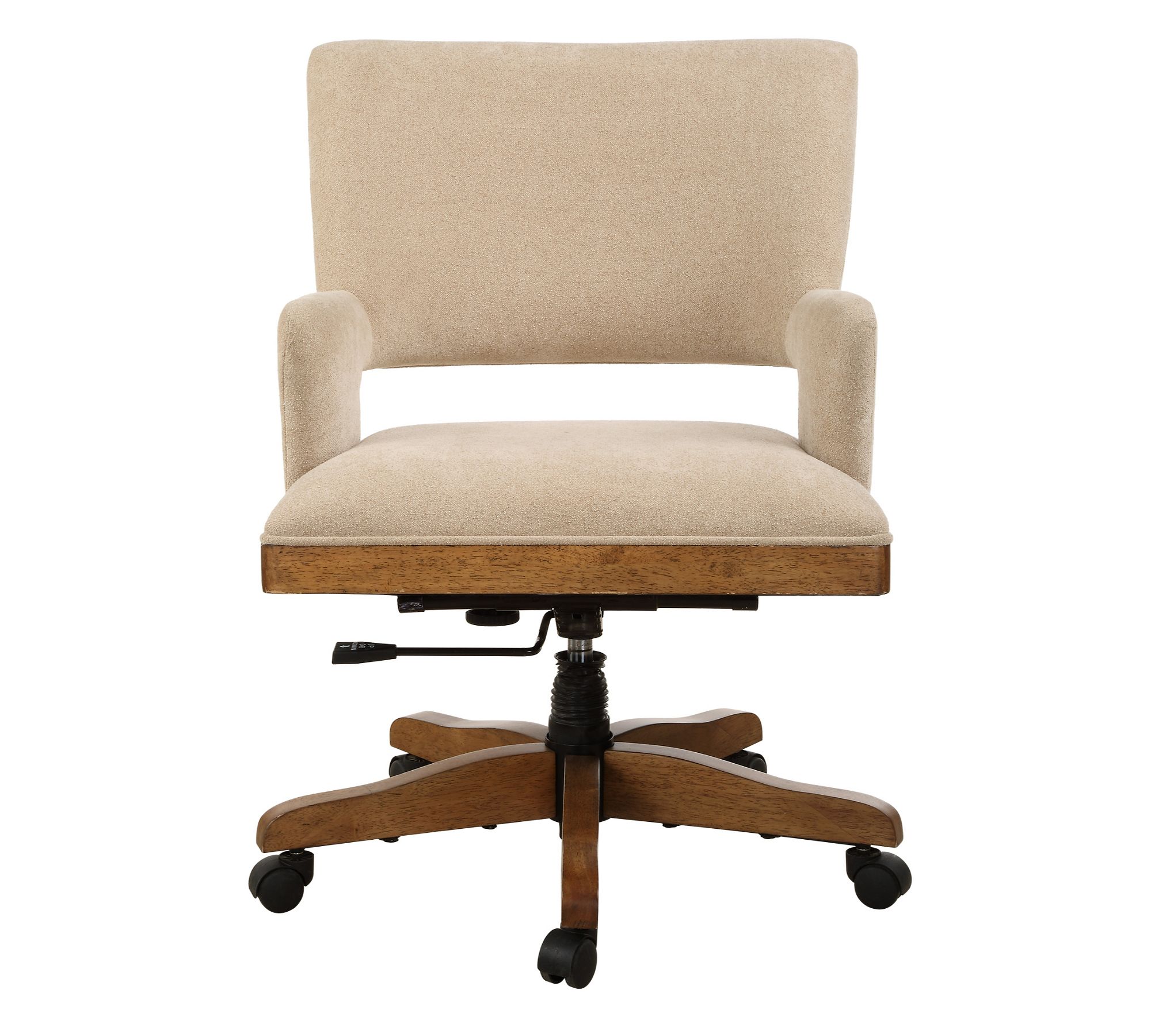Barros Upholstered Swivel Desk Chair