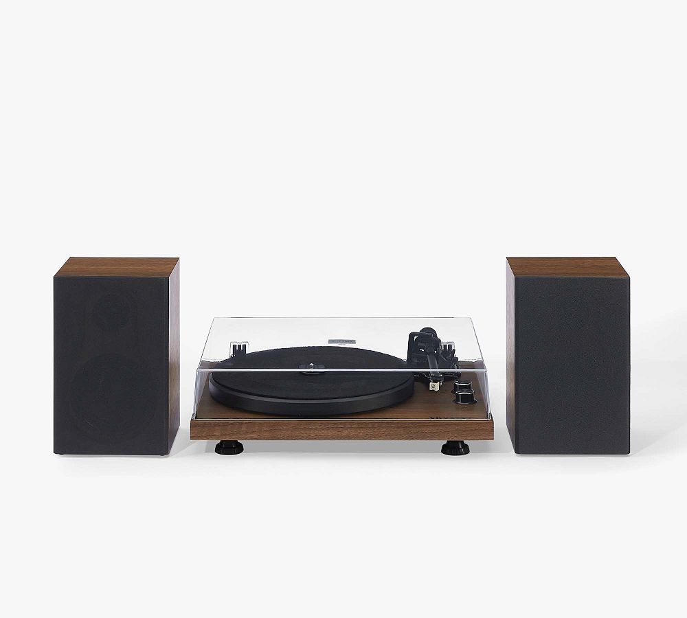 Crosley C62 Turntable Shelf System - Walnut