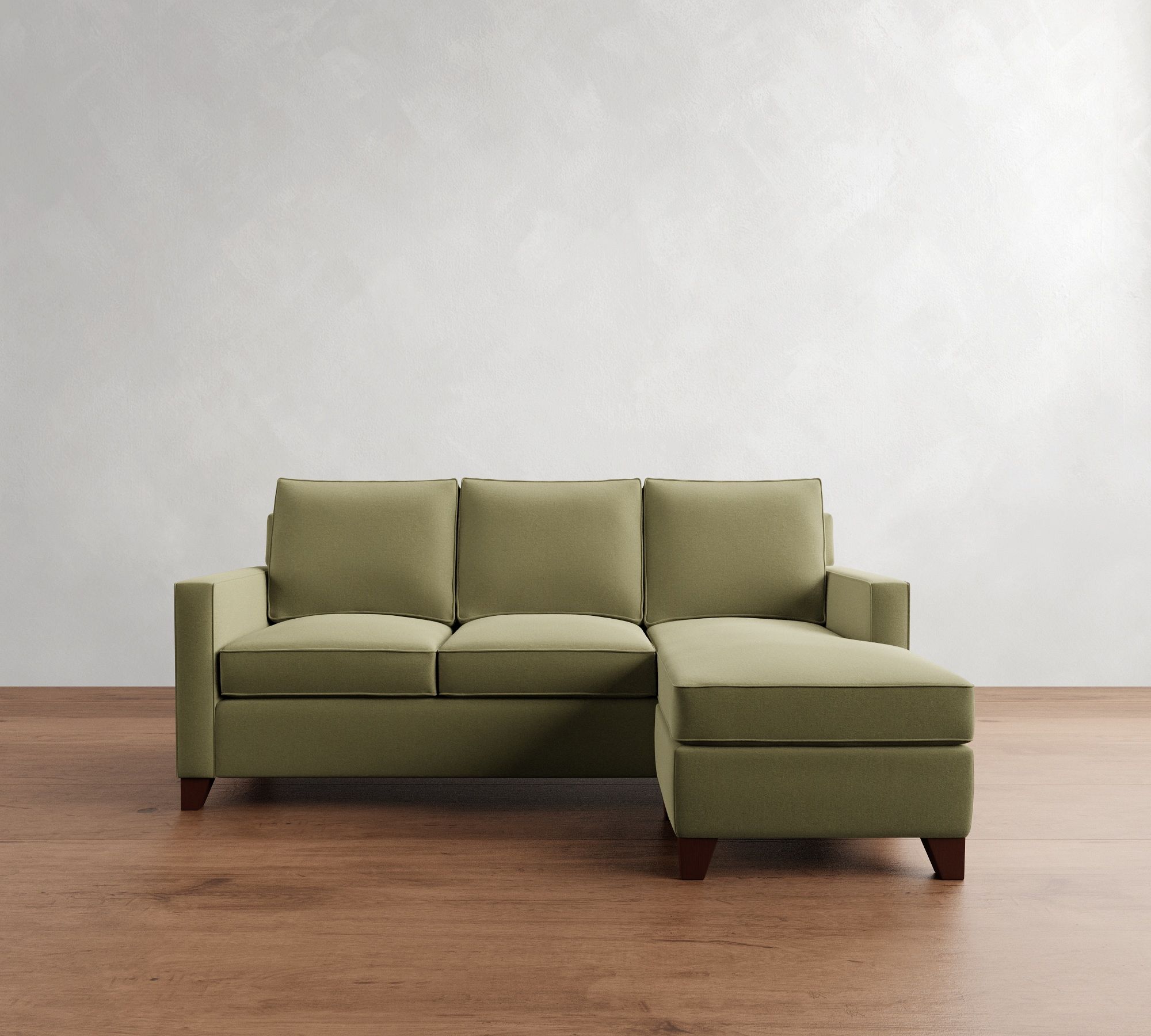 Cameron Square Arm Reversible Chaise Sleeper Sectional (89") - thumbnail 3