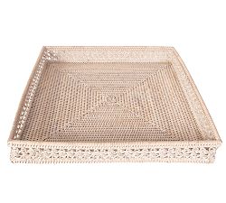 Tava Braided Rattan Square Tray - Thumbnail 2