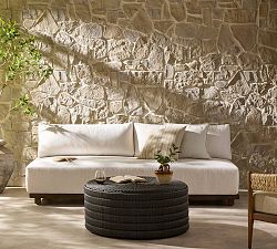 Molano Teak Outdoor Sectional Sofa (86")