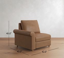 Build Your Own Westwood Roll Arm Leather Power Reclining Sectional