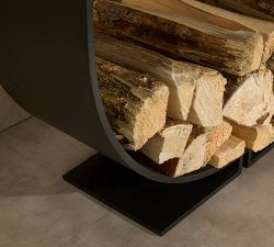 Cyril Outdoor Firewood Storage Console
