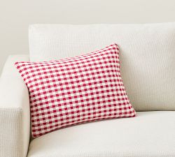 Blaine Check Lumbar Pillow