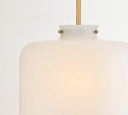 Anderson Opaline Dome Pendant (12"-15")