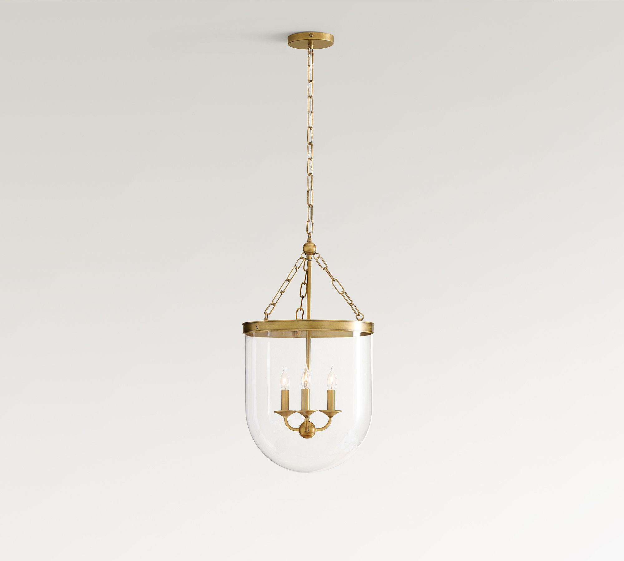 Elizabeth Glass Hundi Pendant (15")