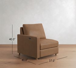 Build Your Own Westwood Slim Arm Leather Power Reclining Sectional