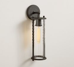 Valley Lantern Metal Outdoor Sconce (20")