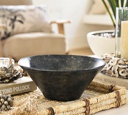 Rustic Black Decorative Bowl