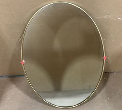 Open Box: Sansome Oval Pivot Mirror - Vintage Brass