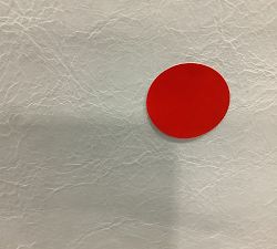 Open Box: Segura Leather Dining Chair - Signature Chalk, Seadrift