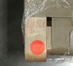 Open Box: Fenton Woven Leather Counter Stool (24") - Legacy Taupe, Seadrift 