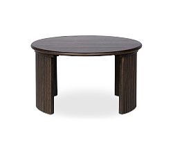 Open Box: Kyler Oval Coffee Table, Small (24") - Dark Brown