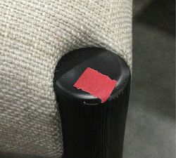 Open Box: Quincy Basketweave Counter Stool (26"), Individual - Black