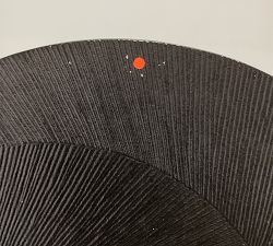 Open Box: Sadie Round Accent Table (16") - Black Nickel