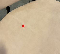 Open Box: Lowen Leather Counter Stool (26") - Nubuck Sand, Bronze