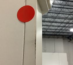 Open Box: Aubrey Corner Bookcase (21.5") - Dutch White