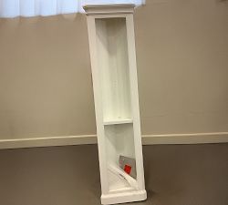 Open Box: Aubrey Corner Bookcase (21.5") - Dutch White