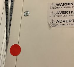 Open Box: Aubrey Corner Bookcase (21.5") - Dutch White