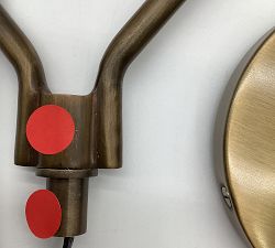 Open Box: Chamberlin Metal Linear Chandelier (48") - Tumbled Brass