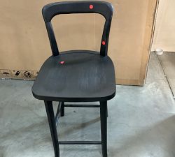 Open Box: Cline Swivel Counter Stool (24") - Charcoal