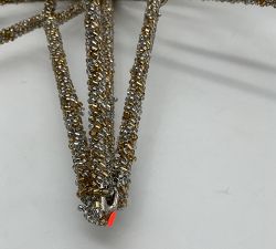 Open Box: Oversized Star Tree Topper - Silver and Gold