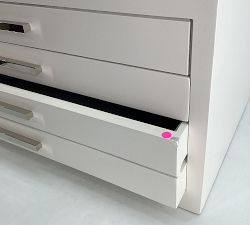 Open Box: Stella Jewelry Box, Large - Dutch White