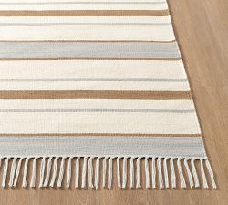 Atlas Handwoven Striped Outdoor Performance Wool Rug