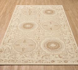Alanya Suzani Hand-Knotted Wool Rug