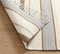 Atlas Handwoven Striped Outdoor Performance Wool Rug