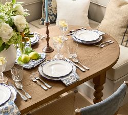 Chris Loves Julia Stacked Ball Extendable Dining Table (83"-103")