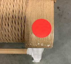 Open Box: Fenton Woven Bar Stool (30") - Seadrift