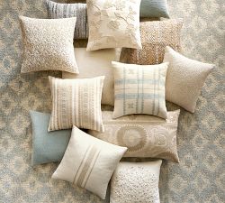 Woven Leather Pillow