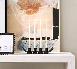 Modern Bronze Centerpiece Candle Holder