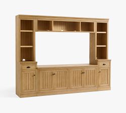 Aubrey 6-Piece Storage Cabinet with Shelf Set (108")