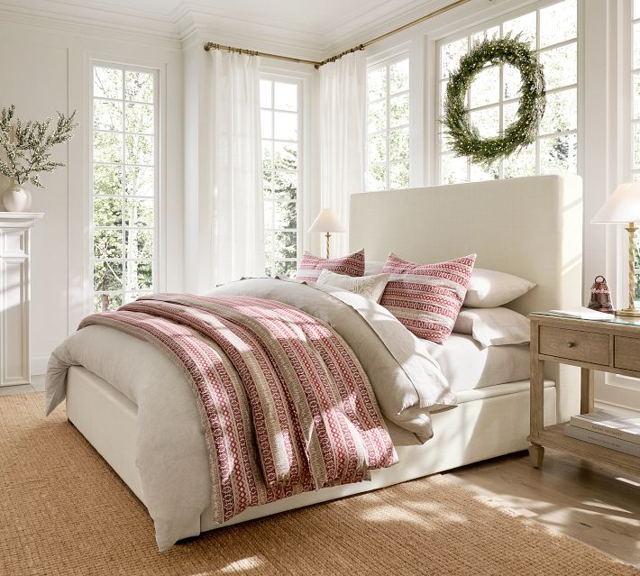 Pottery Barn Carmel Upholstered Bed